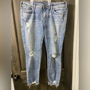 Women’s silver jeans W33/L25
